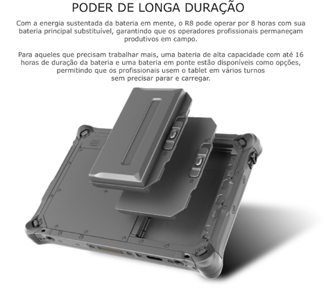 Durabook l R11 Rugged Tablet l Tablete Industrial Robusto l Elegante e Compacto l 1.6” FHD (1920 x 1080) LCD l Até 1.000 nits l Personalizável l Projetado para os ambientes mais severos l Peça um orçamento - Loja do Jangão - InterBros