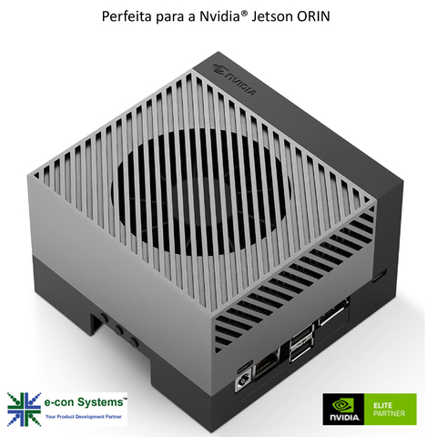 Nvidia Jetson Orin Developer kit + e-Con Systems NeduCAM25 l onsemi®'s AR0234 sensor l Full HD global shutter l FPD-Link III color camera - loja online