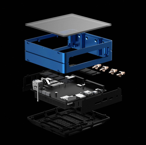 Seeed Studio re_Computer Case | Compatível para SBCs populares, incluindo ODYSSEY-X86J4105, Raspberry Pi, BeagleBone, Jetson Nano e NX | Estrutura Empilhável | Tampa removível de Acrílico en internet