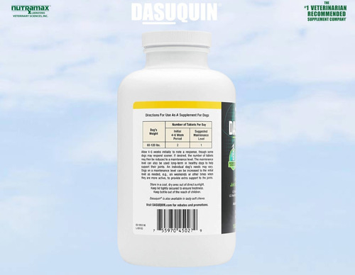 Dasuquin MSM 150 Tabletes Mastigáveis Cães + 27kgs - loja online