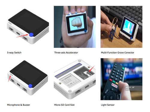 Wio Terminal ATSAMD51 Core with Realtek RTL8720DN | Raspberry Pi | Arduino | TinyML |Terminal Python Microcontrolador Sem Fio | Bluetooth & Wi-Fi - buy online