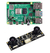 Raspberry Pi 4 Computer Model B 4GB RAM + Waveshare Binocular Camera Depth Stereo Module 8MP