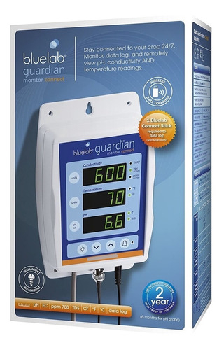 Bluelab Guardian Connect Bluetooth | Monitor 3-em-1 | PH | Temperatura | Condutividade (TDS) | GrowRoom | Tendas de Cultivo Hidroponia Indoor en internet