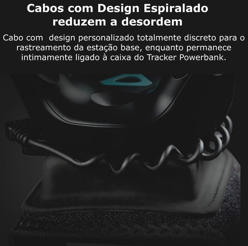 Cintas Rebuff Plus com Bateria Integrada para HTC VIVE Trackers até mais 8 Horas