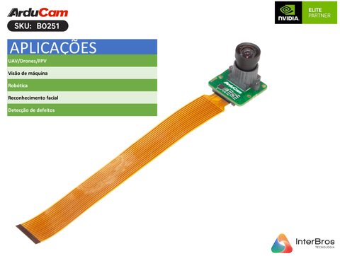 Imagen de Arducam Mini High Quality Câmera 12.3mp IMX477 ,M12 mount lens , NVIDIA® Jetson Nano/Xavier NX/AGX Orin/Orin Nano/Orin NX , B0251