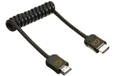 Atomos AtomFLEX Coiled Micro-HDMI to HDMI Cable 30cms até 60cms ATOM4K60C1 - loja online