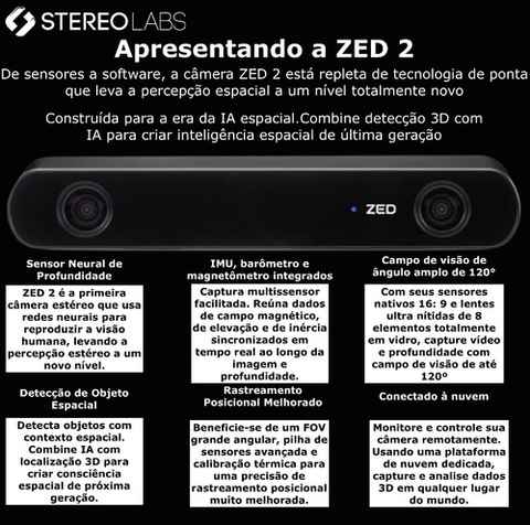 Stereolabs ZED 2 Stereo 3D Camera na internet