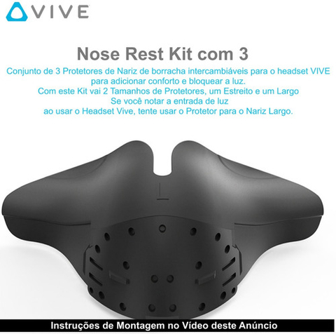 Htc Vive Vr Almofada Facial + Protetor Nariz Vive Series na internet