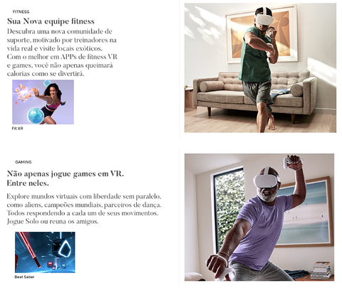 Meta Quest 2 128 GB l Advanced All-In-One Virtual Reality VR headset l Oculus Quest 2 l Explore um Meta Universo em expansão l Games, fitness, social, multiplayer, entretenimento e reuniões de trabalho l Viaje por universos em fantasias de grande sucesso l Requer somente um celular e WiFi na internet