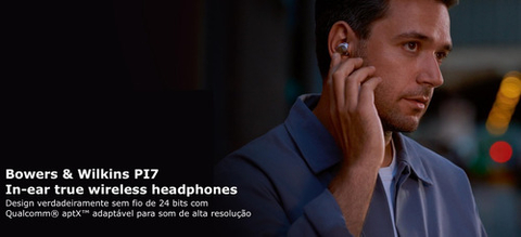 Image of Bowers & Wilkins Pi7 Wireless In-ear Headphones Escolha a Cor