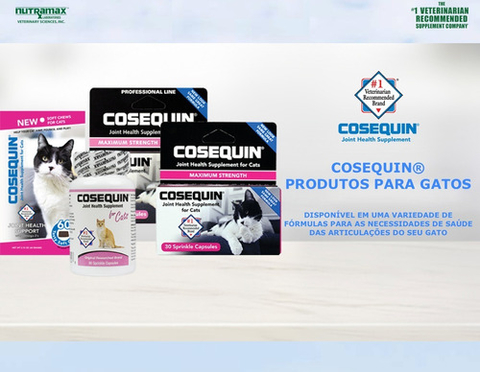 Cosequin + Omega3 60 Tabletes Macios Gatos - loja online