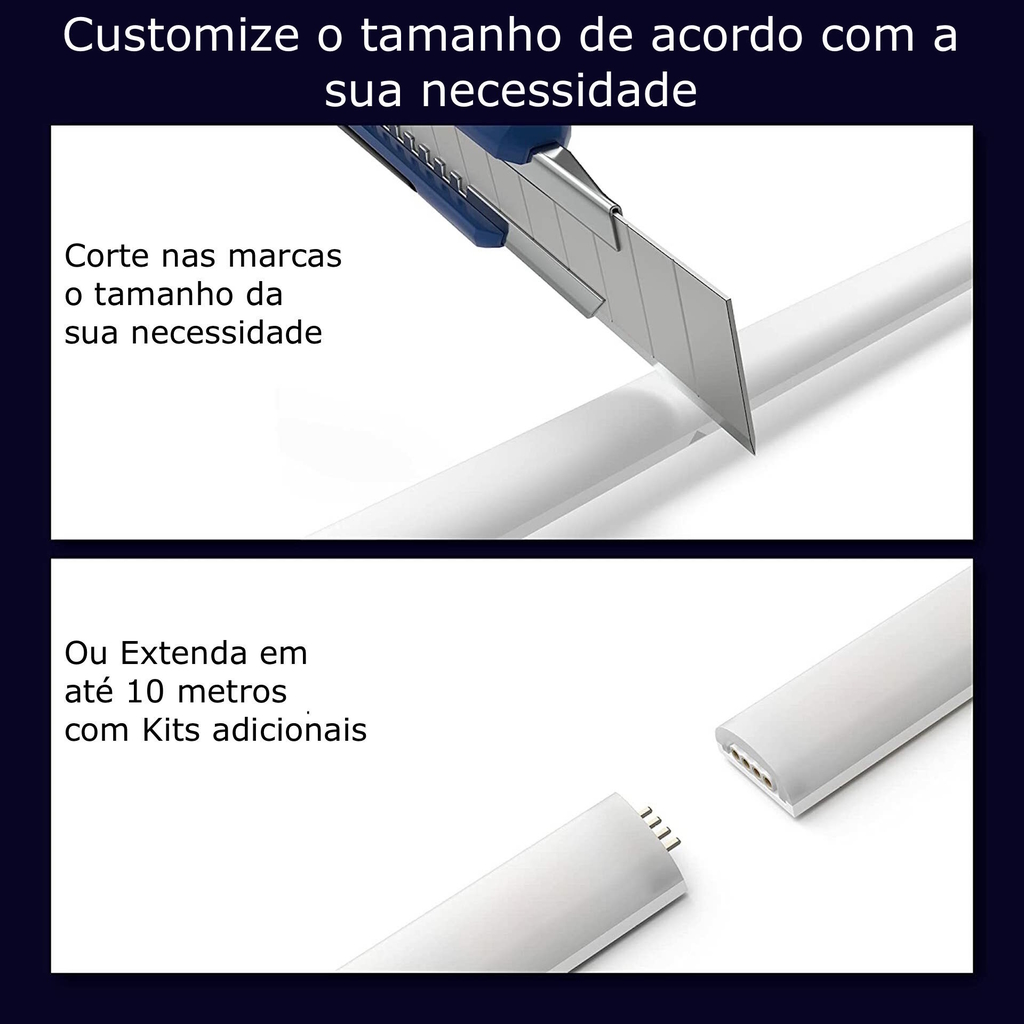 Nova Philips Hue Ambiance Gradient Lightstrip , Extensão de 1 metro , Requer Kit Base - comprar online