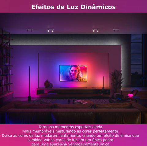 Nova Philips Hue Ambiance Gradient Lightstrip , Extensão de 1 metro , Requer Kit Base na internet