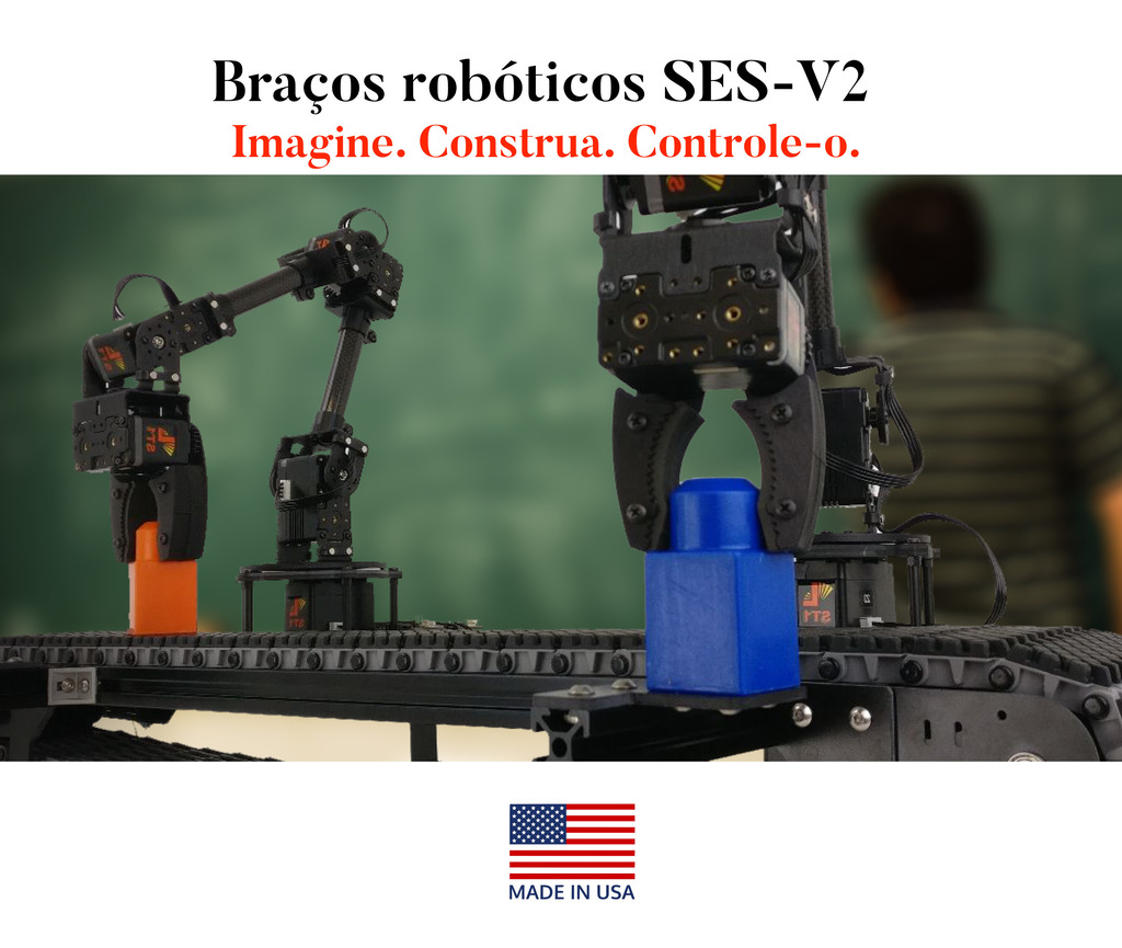 Lynxmotion SES-V2 Robotic Arm 4 DoF with Smart Servos Kit - comprar online