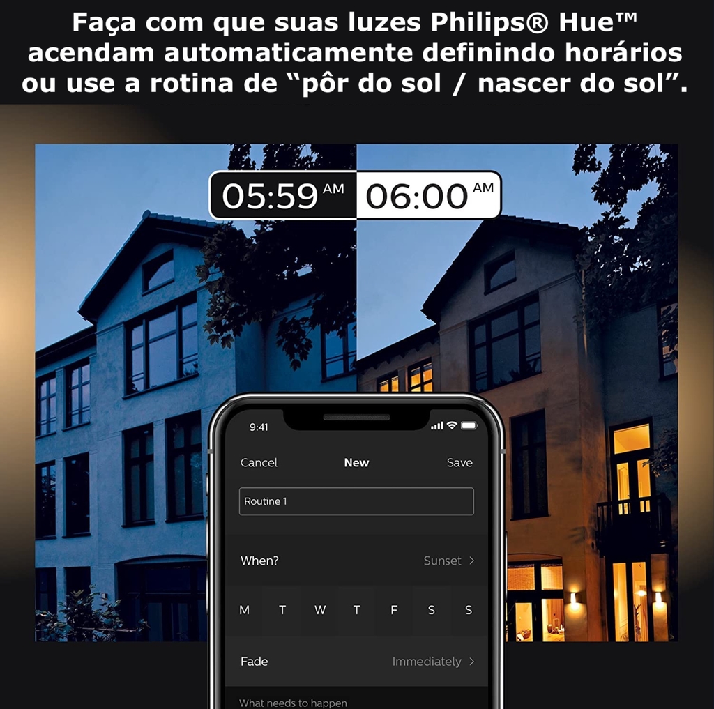 Philips Hue White Ambiance Explore l Smart LED Pendant l Luminária Inteligente Pendente l Alto Fluxo Luminoso de até 2.400 lumen l Copas, Cozinhas, Sala de Jantar, Escritório, Cabeceira l Compatível com Alexa, Apple Homekit & Google Assistant l Requer Hue Bridge - loja online