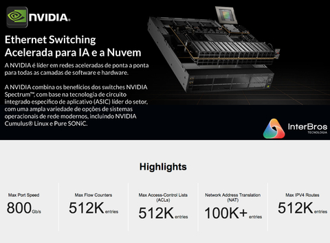 NVIDIA Quantum-X800 InfiniBand Switches , 800Gb/s - comprar online