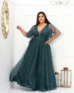 VESTIDO PLUS SIZE TULE CRISTAL - comprar online