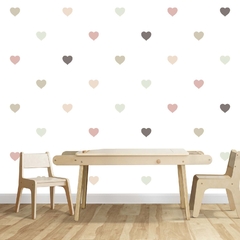 Vinilo Patrón Modelo Corazón A3