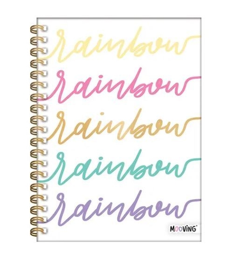 Cuaderno Mooving Golden Rainbow 16x21
