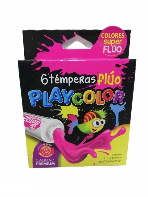 Temperas Flúo x6