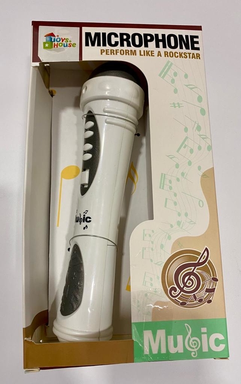Micrófono con luz y sonido