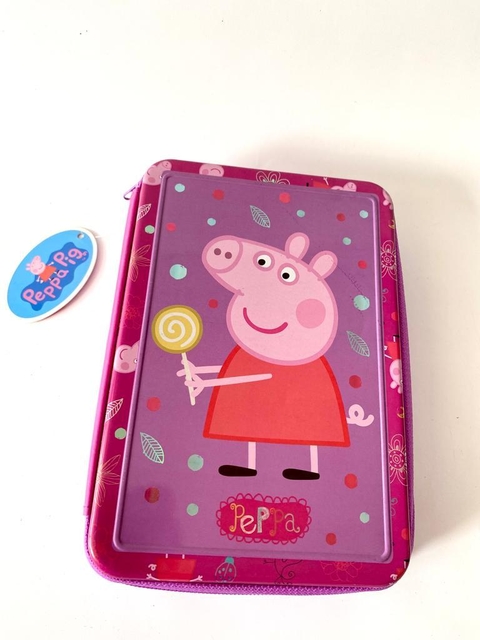 Cartuchera Peppa Pig 3 pisos