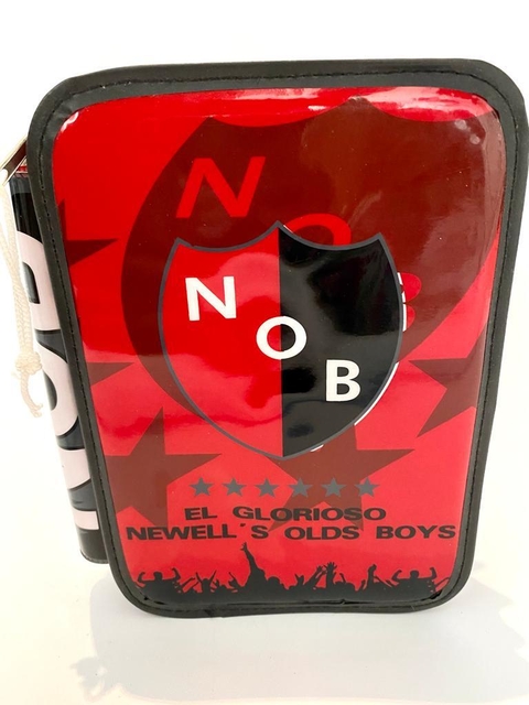 Cartuchera 3 pisos Newells Old Boys