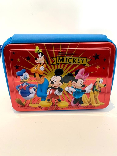 Cartuchera Lata 2 pisos Mickey Mouse