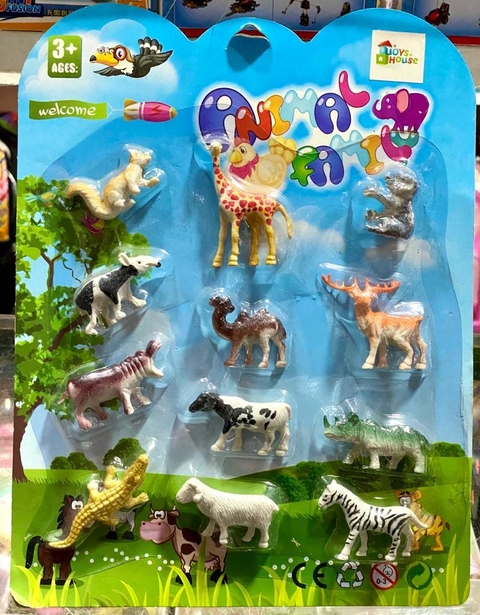 Animales en blister x12