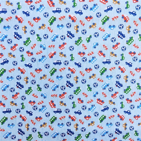 Tricoline Carrinhos 0,50x 1,50m - 002