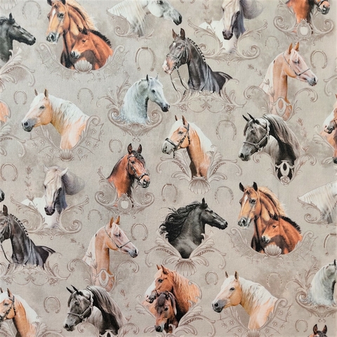 Tricoline Cavalos 0,50 X 1,50m - DIGITAL