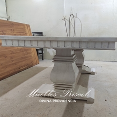 MESA PATA FRANCESA RESTORATION DE 3.00 X 1.20 VINTAGE. - comprar online