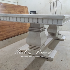 MESA PATA FRANCESA RESTORATION DE 3.00 X 1.20 VINTAGE. en internet