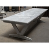 MESA ESTILO NORDICA DE 3.00 X 1.00 HIDROLAQUEADA EN VINTAGE