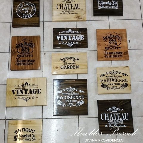 DECO: CUADROS DE MADERA