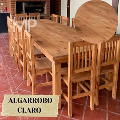 MESA ESTILO CAMPO TEÑIDA Y LAQUEADA (SOLO MESA) - comprar online