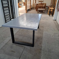 MESA DE MICROCEMENTO - Muebles Priscob