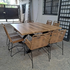MESA DE PETIBIRI + 4 SILLAS TULUM + 4 SILLONCITOS TULUM - comprar online
