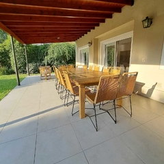 MESA DE 3.00 X 1.20 EN PINO MACIZO + SILLAS TULUM - tienda online