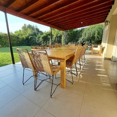 Imagen de MESA DE 3.00 X 1.20 EN PINO MACIZO + SILLAS TULUM