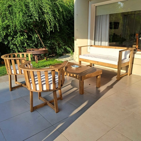 COMBO GERVASONI + SILLON DOBLE + MESA RATONA (SIN ALMOHADONES)