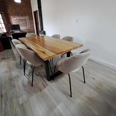 MESA DE PETIRIBI PATAS DE CAÑO MODELO U (SOLO MESA) - Muebles Priscob