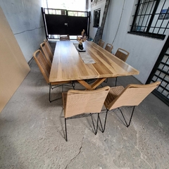 MESA DE PETIRIBI PATAS X + SILLAS TULUM en internet
