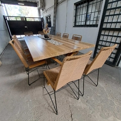 MESA DE PETIRIBI PATAS X + SILLAS TULUM - tienda online