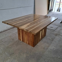 MESA DE GUAYUBIRA PATA RECTANGULAR - tienda online