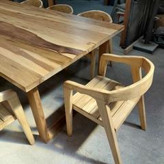 MESA DE PETIRIBI + SILLAS COLONIALES - tienda online