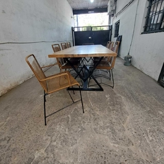 MESA DE PETIRIBI DE 2.40 X 1.00 + SILLAS TULUM + SILLONCITOS TULUM - comprar online