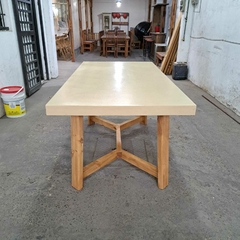 MESA DE MICROCEMENTO PATAS Y en internet