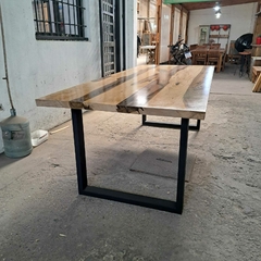 MESA DE GUAYUBIRA CON PATAS MODELO U - tienda online
