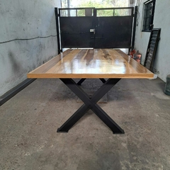 MESA DE PETIRIBI PATAS MODELO X EN CAÑO en internet